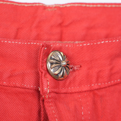 RED PARIS LARGE PATCH LEVI JEANS