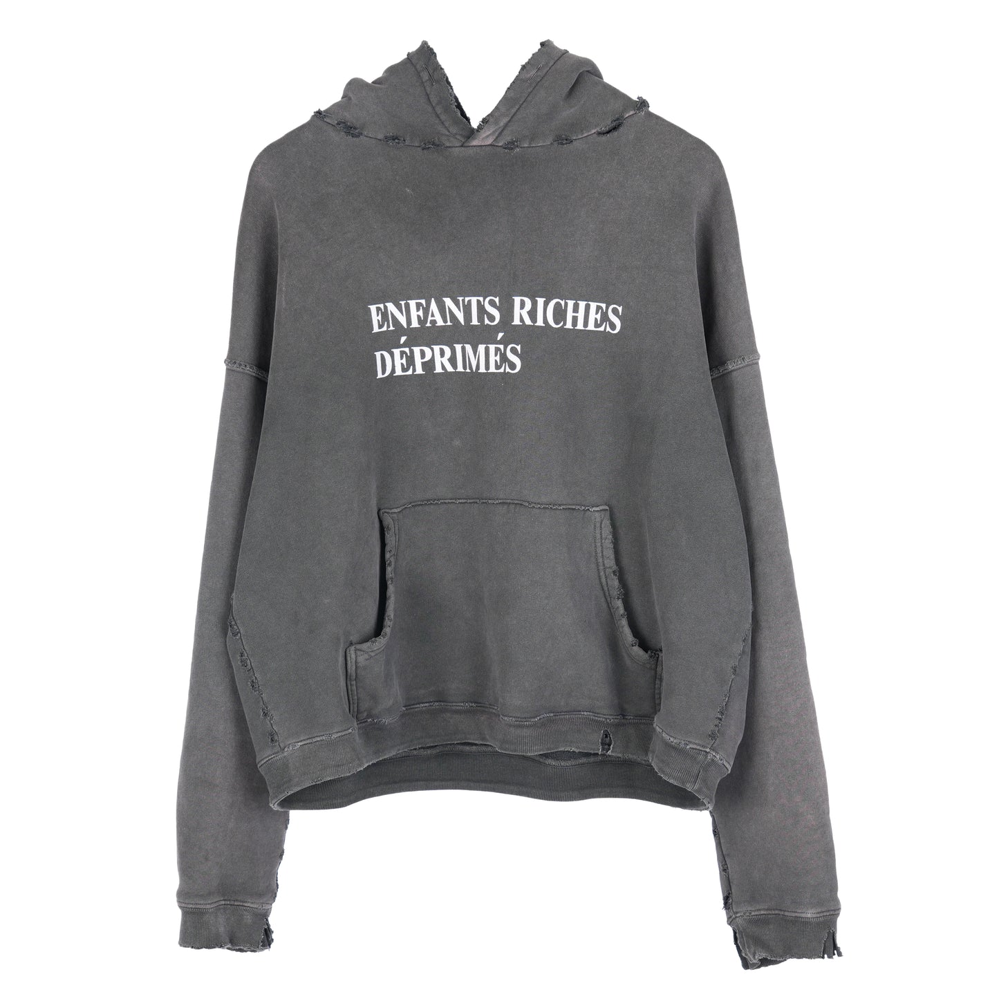 ERD GREY LOGO HOODIE