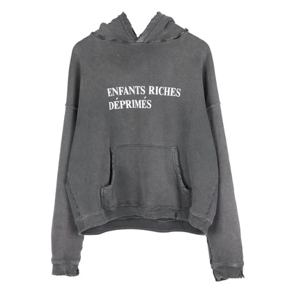 ERD GREY LOGO HOODIE