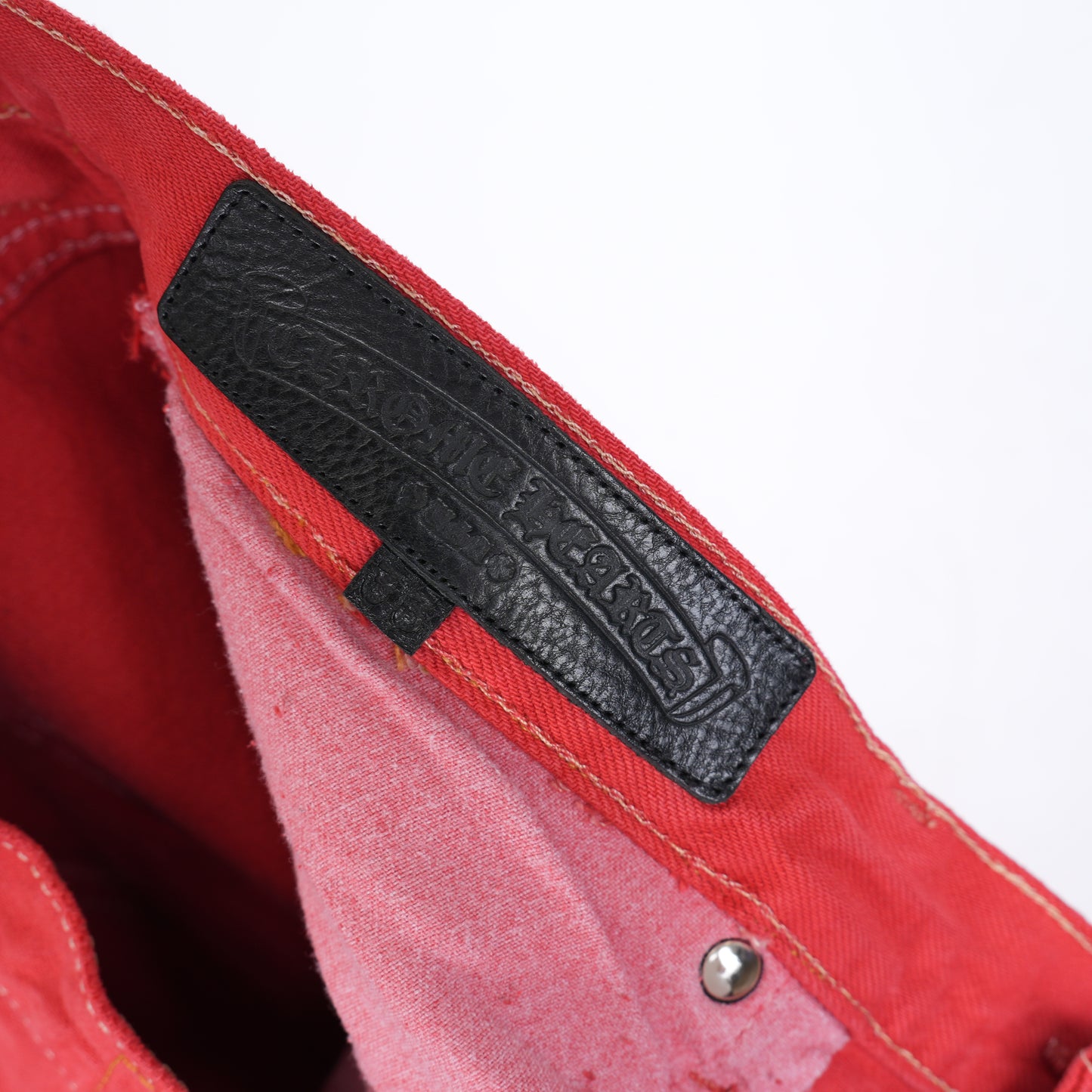 RED PARIS LARGE PATCH LEVI JEANS