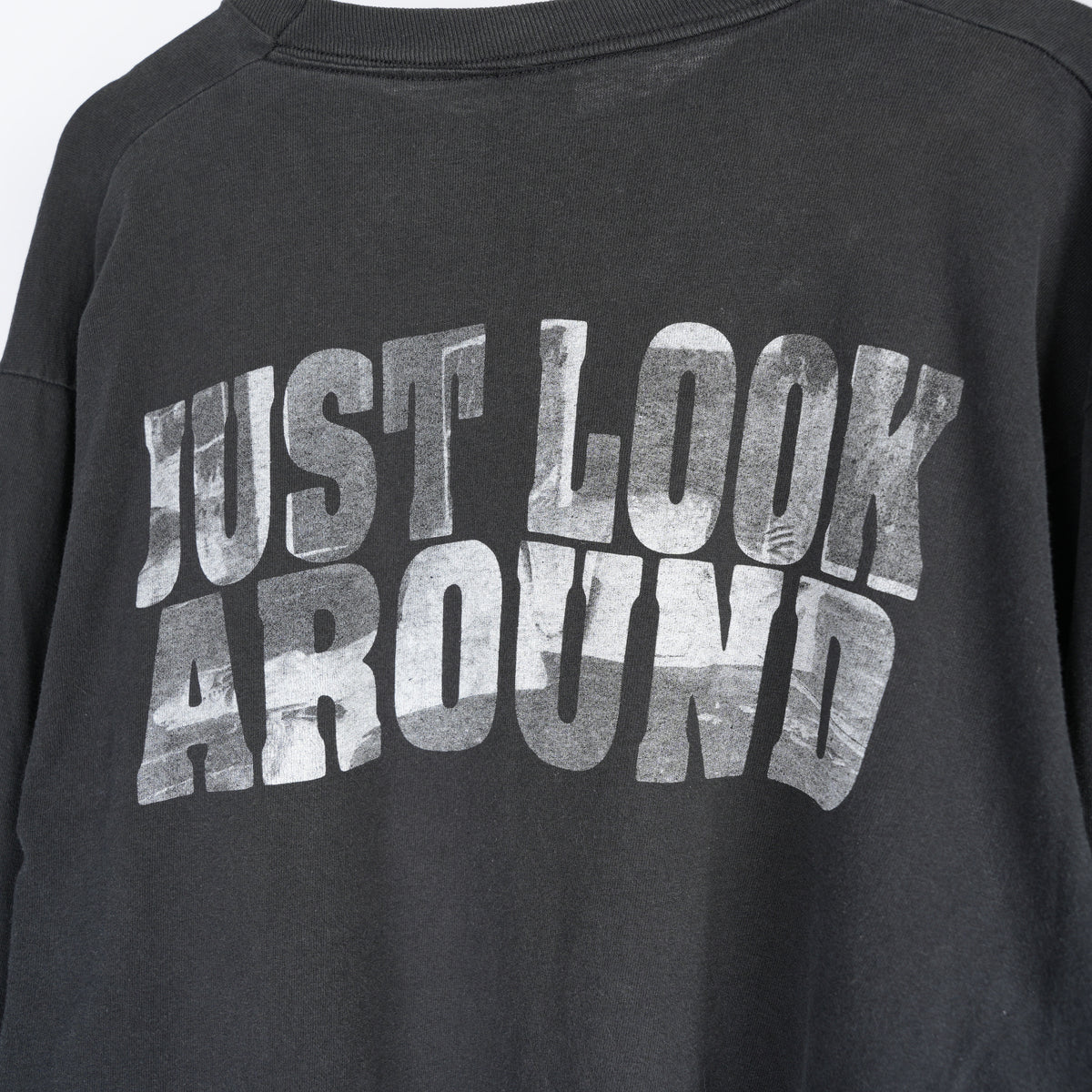 VINTAGE SICK OF IT ALL JUST LOOK AROUND LONG SLEEVE TEE