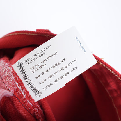 RED PARIS LARGE PATCH LEVI JEANS
