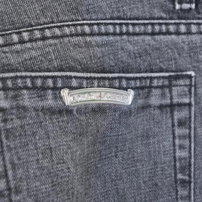 CHROME HEARTS DRAKE CLB RED/BLACK PATCH DENIM