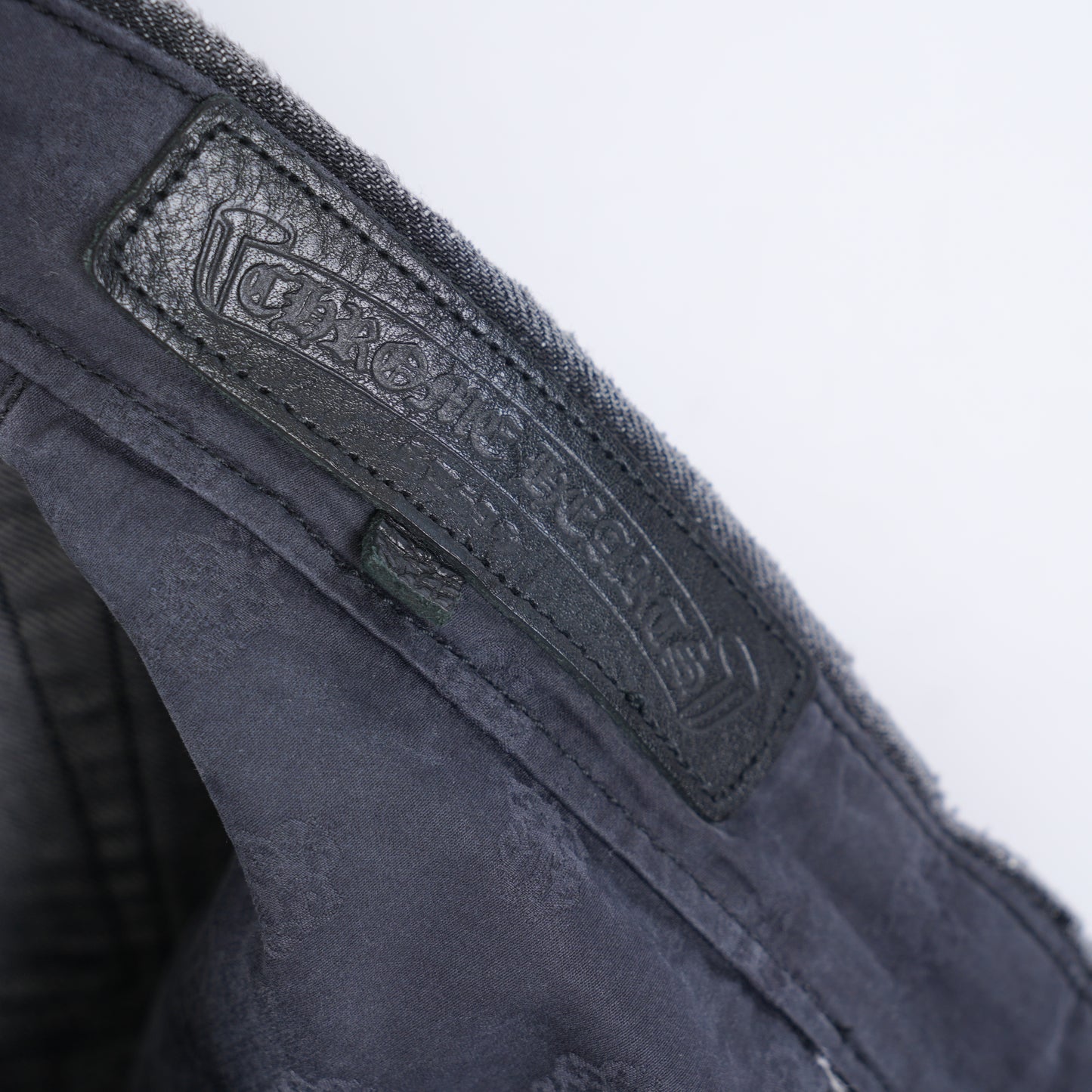 CHROME HEARTS DRAKE CLB RED/BLACK PATCH DENIM