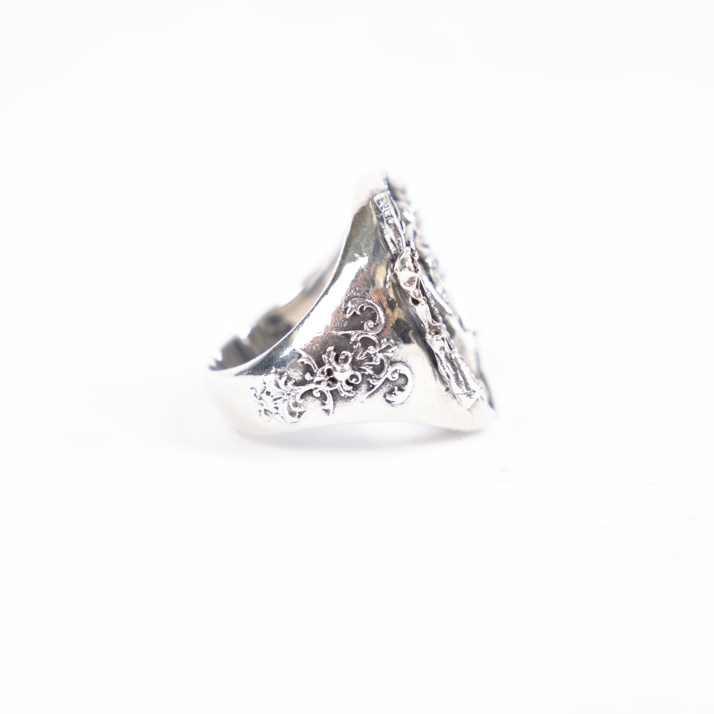 ERD ENFANTS RICHES DÉPRIMÉS MOTHER AND CHILD SILVER RING