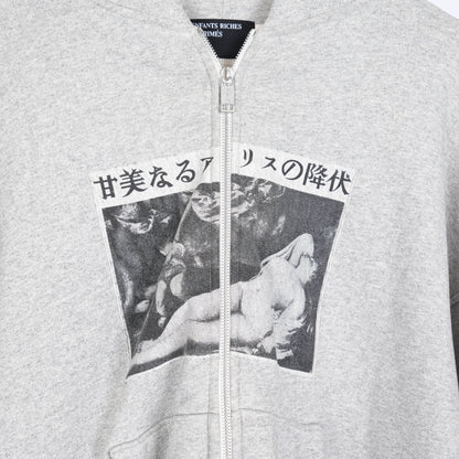 ERD GREY ASSEMBLAGE HOODIE
