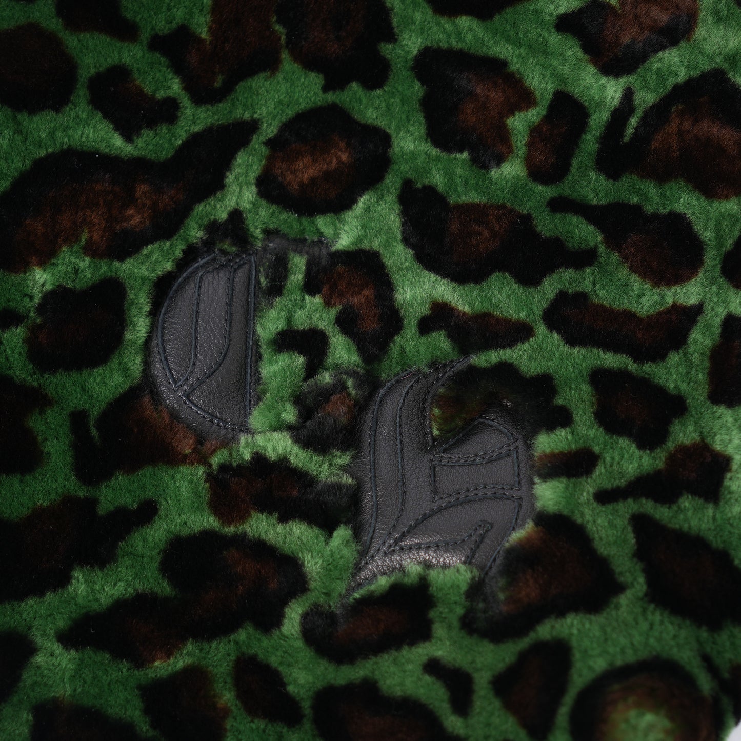 CHROME HEARTS GREEN CHEETAH TOTE BAG