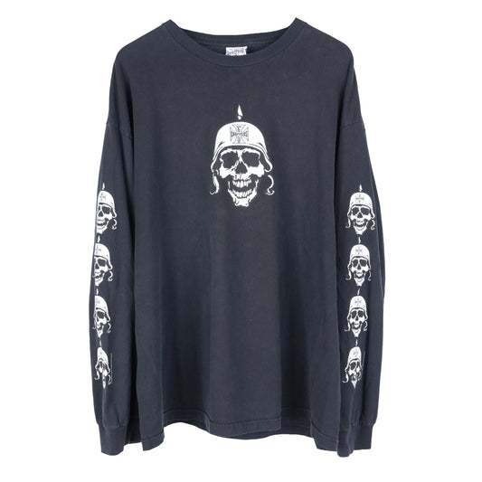 VINTAGE WCC WEST COAST CHOPPERS SKULL LONG SLEEVE TEE