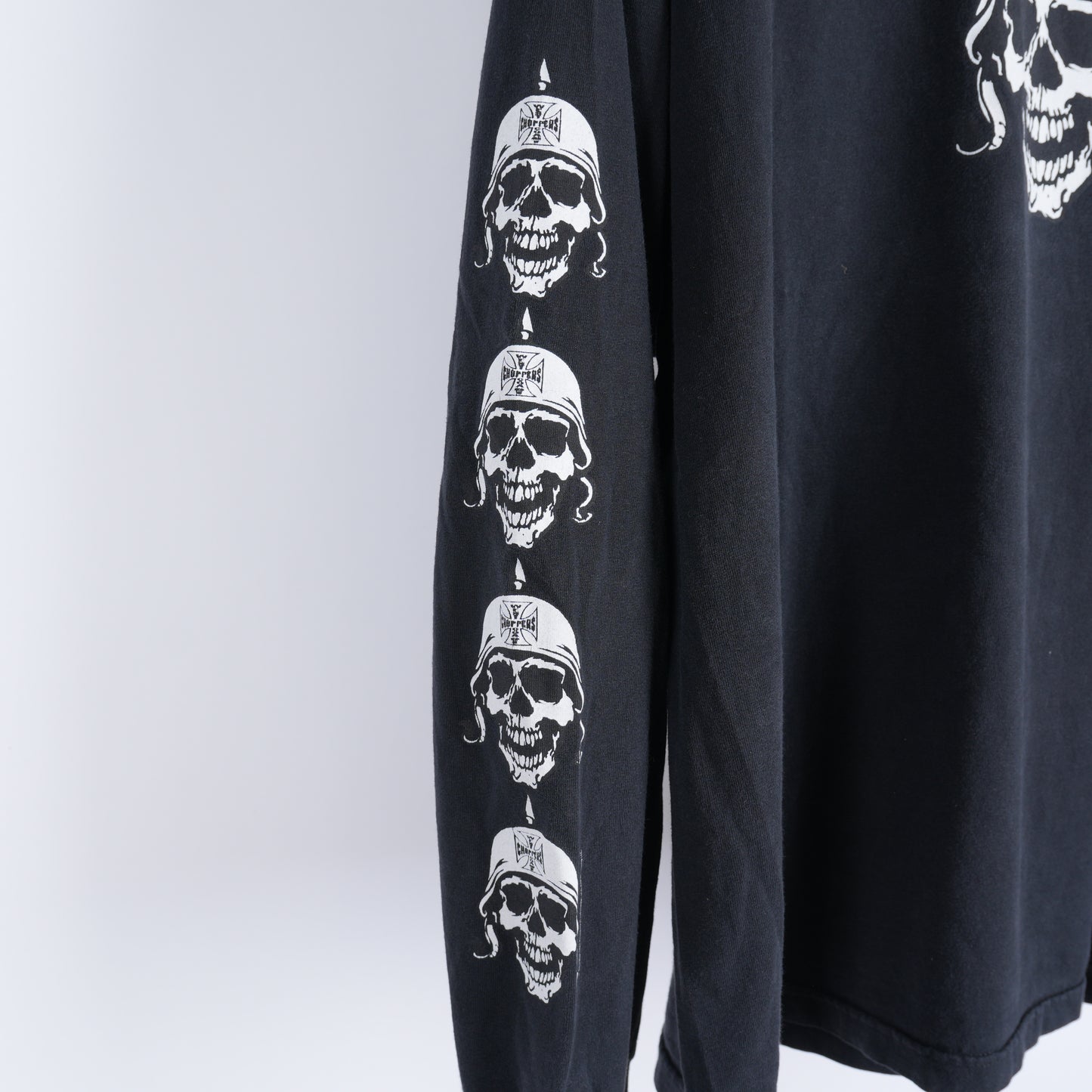 VINTAGE WCC WEST COAST CHOPPERS SKULL LONG SLEEVE TEE