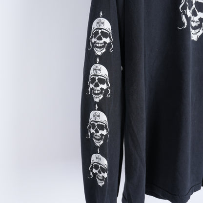 VINTAGE WCC WEST COAST CHOPPERS SKULL LONG SLEEVE TEE