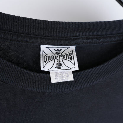 VINTAGE WCC WEST COAST CHOPPERS SKULL LONG SLEEVE TEE