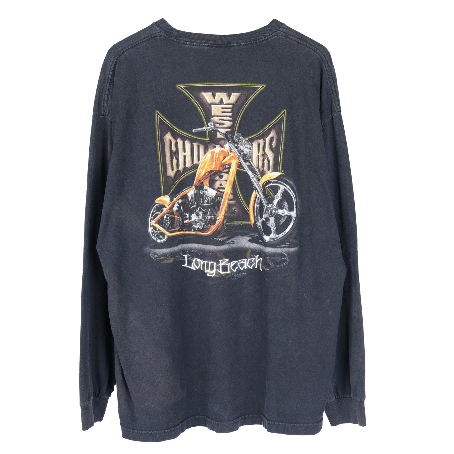 VINTAGE WCC WEST COAST CHOPPERS LONG BEACH LONG SLEEVE TEE