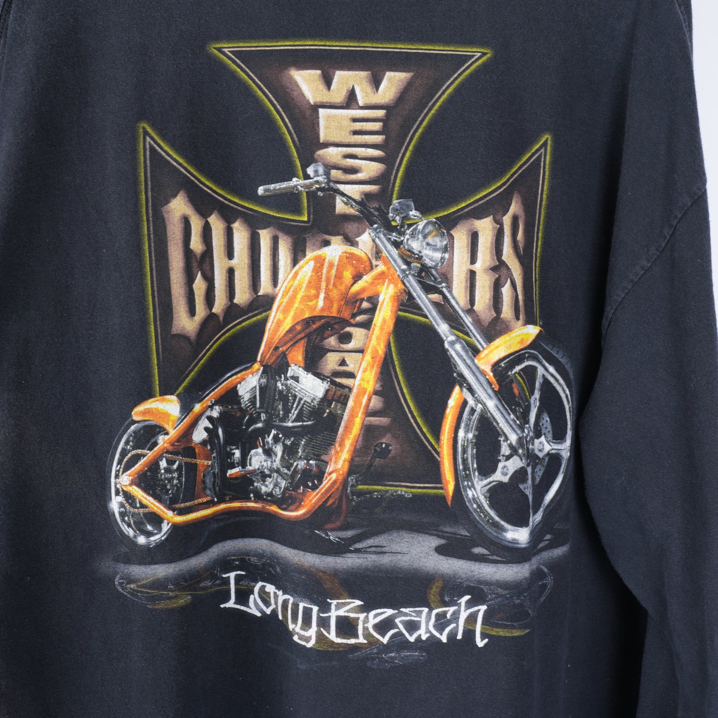 VINTAGE WCC WEST COAST CHOPPERS LONG BEACH LONG SLEEVE TEE