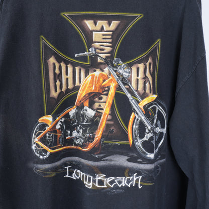 VINTAGE WCC WEST COAST CHOPPERS LONG BEACH LONG SLEEVE TEE
