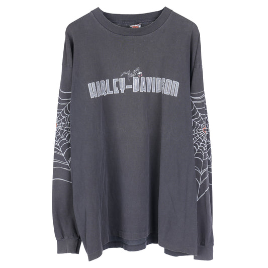 VINTAGE HARLEY DAVIDSON SPIDER WEB LONG SLEEVE TEE