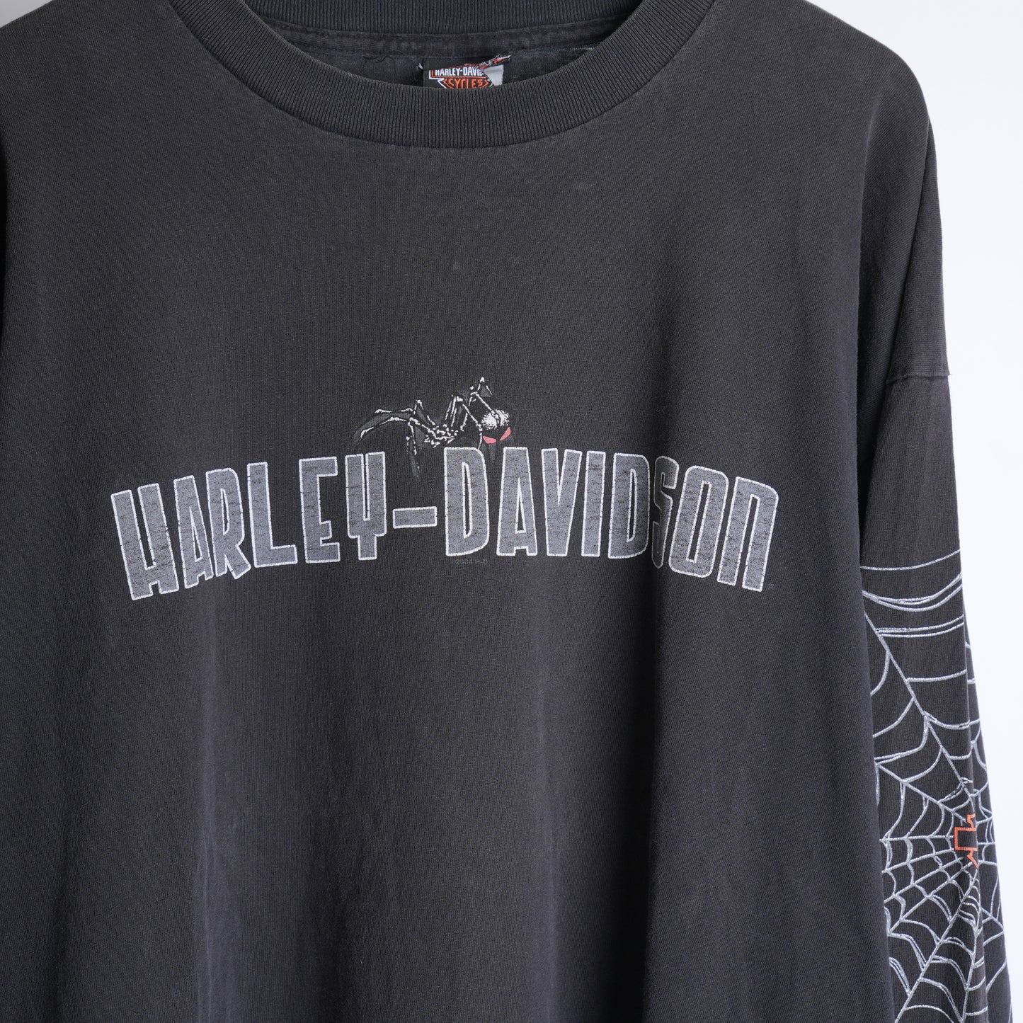 VINTAGE HARLEY DAVIDSON SPIDER WEB LONG SLEEVE TEE