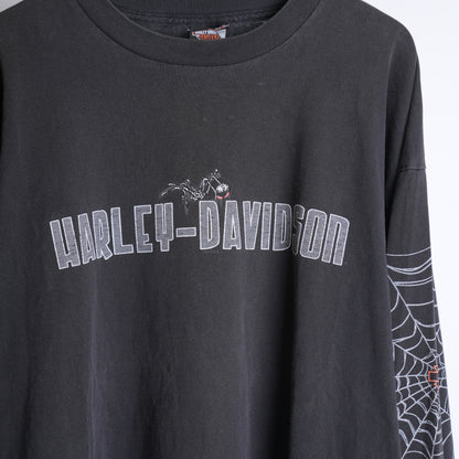 VINTAGE HARLEY DAVIDSON SPIDER WEB LONG SLEEVE TEE