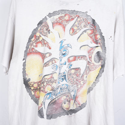 THRASHED LOLLAPALOOZA '94 WHITE T-SHIRT