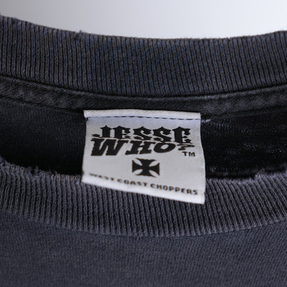 VINTAGE WCC WEST COAST CHOPPERS FADED PURPLE LONG BEACH T-SHIRT