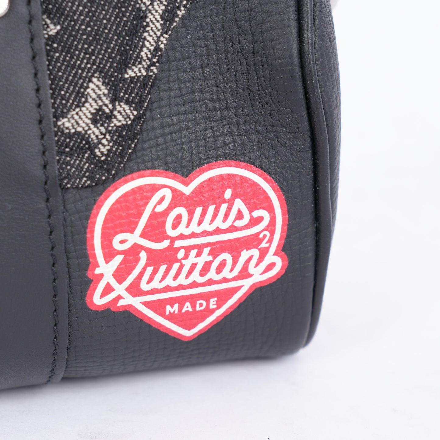 LV DENIM MONOGRAM LV MADE MINI PURSE