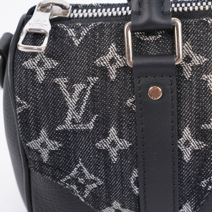 LV DENIM MONOGRAM LV MADE MINI PURSE