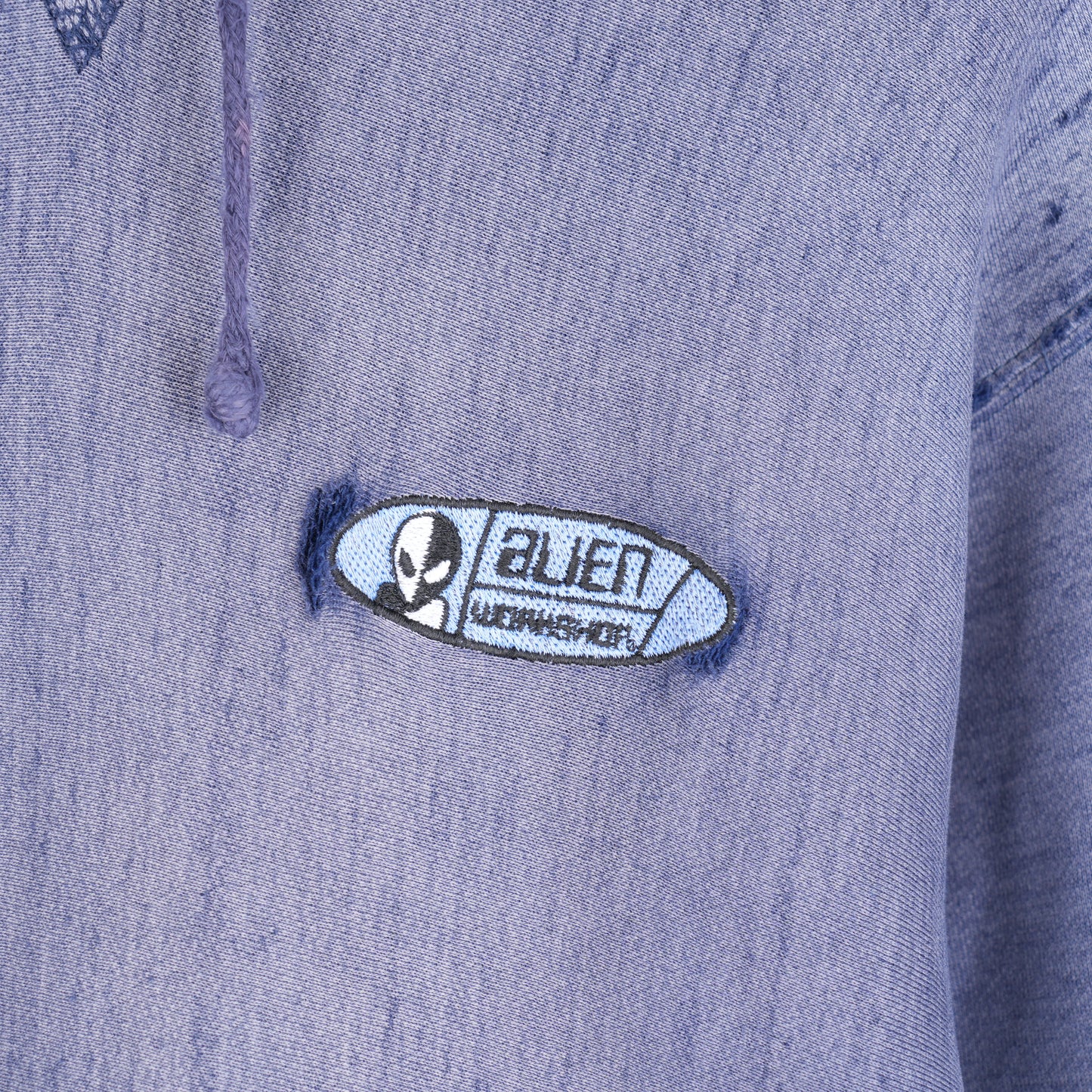 THRASHED ALIEN WORKSHOP HOODIE