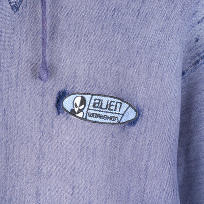 THRASHED ALIEN WORKSHOP HOODIE