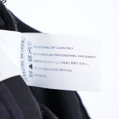 CHROME HEARTS 1/1 BLUE AND WHITE PATCH BLACK CARPENTERS PANTS