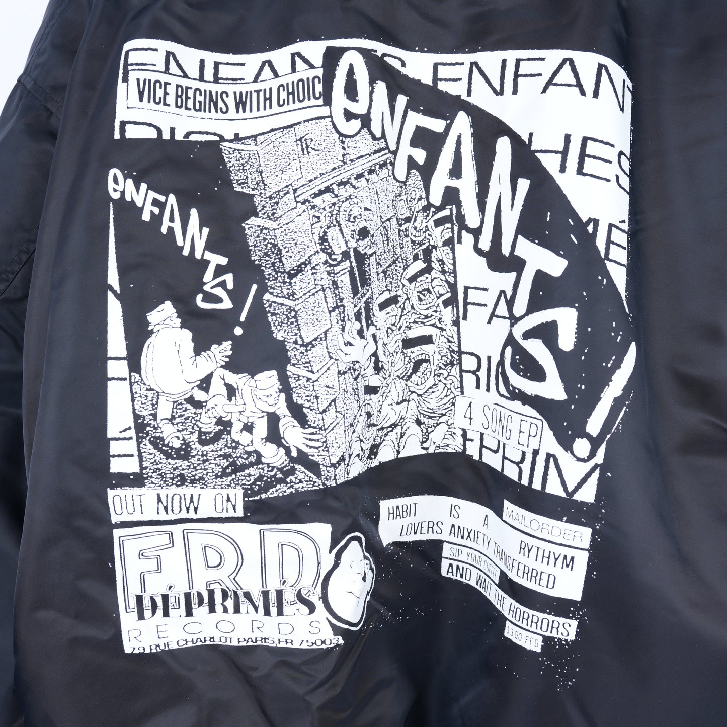 ERD RECORDS BOMBER JACKET