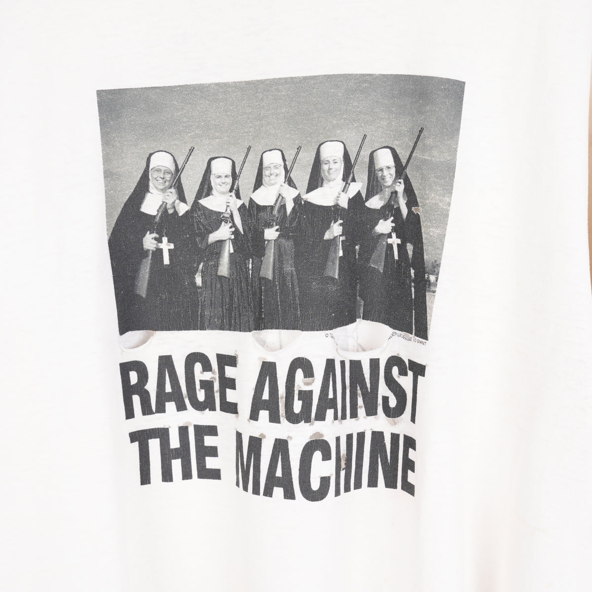 VINTAGE RAGE AGAINST THE MACHINE NUN TEE