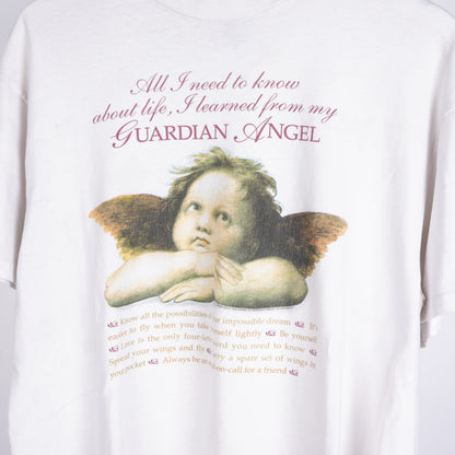 VINTAGE WHITE GUARDIAN ANGEL TEE