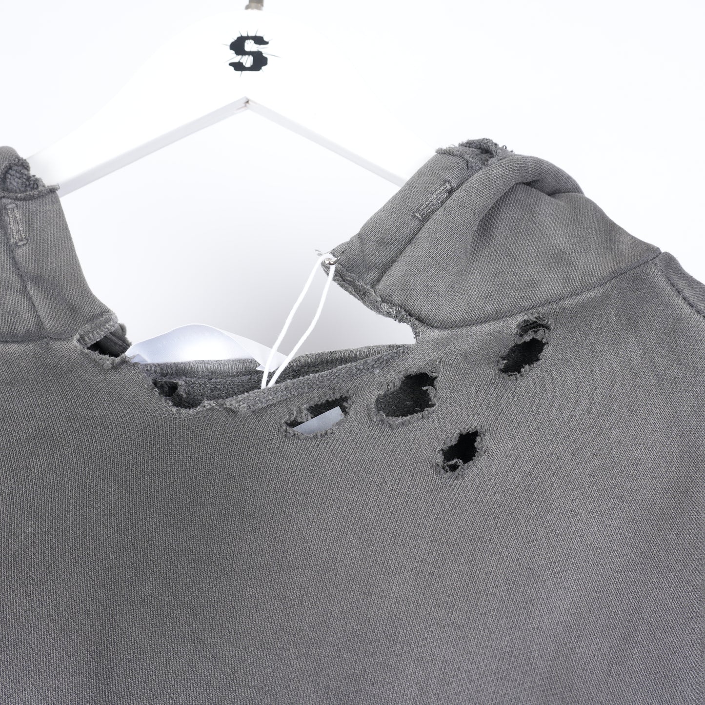 ALEXANDER DIGENOVA LEATHER PATCH HOODIE