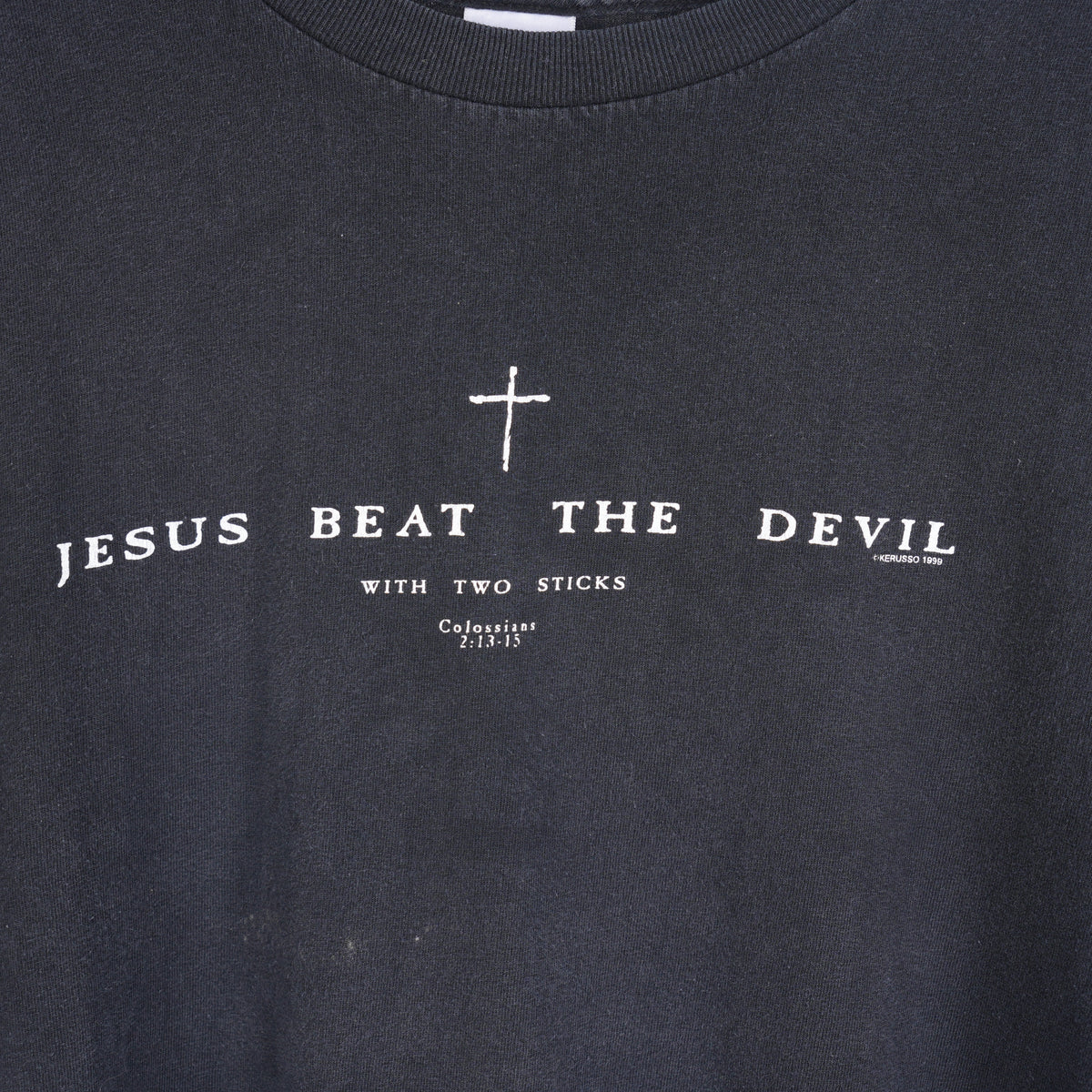VINTAGE JESUS BEAT THE DEVIL TEE