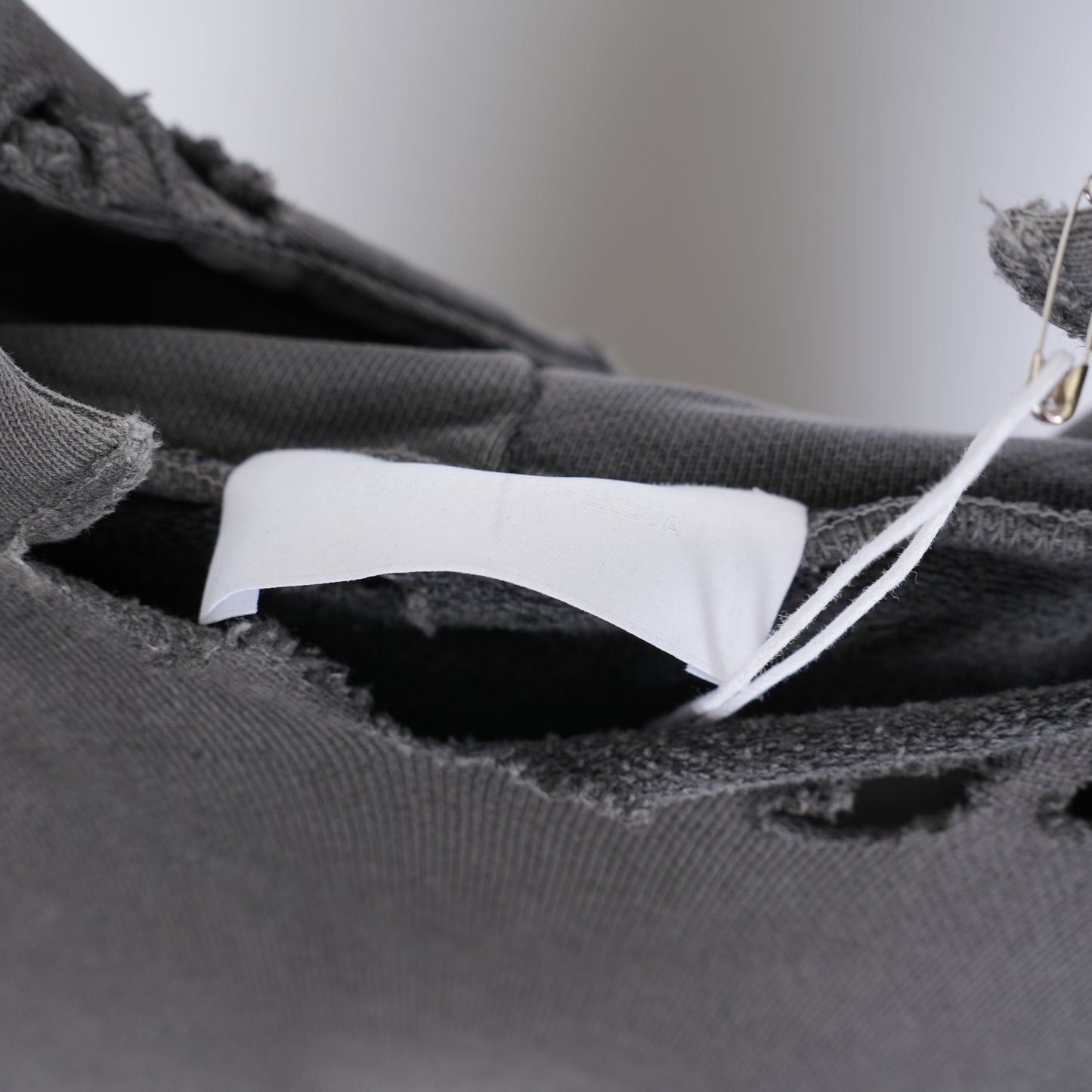 ALEXANDER DIGENOVA LEATHER PATCH HOODIE