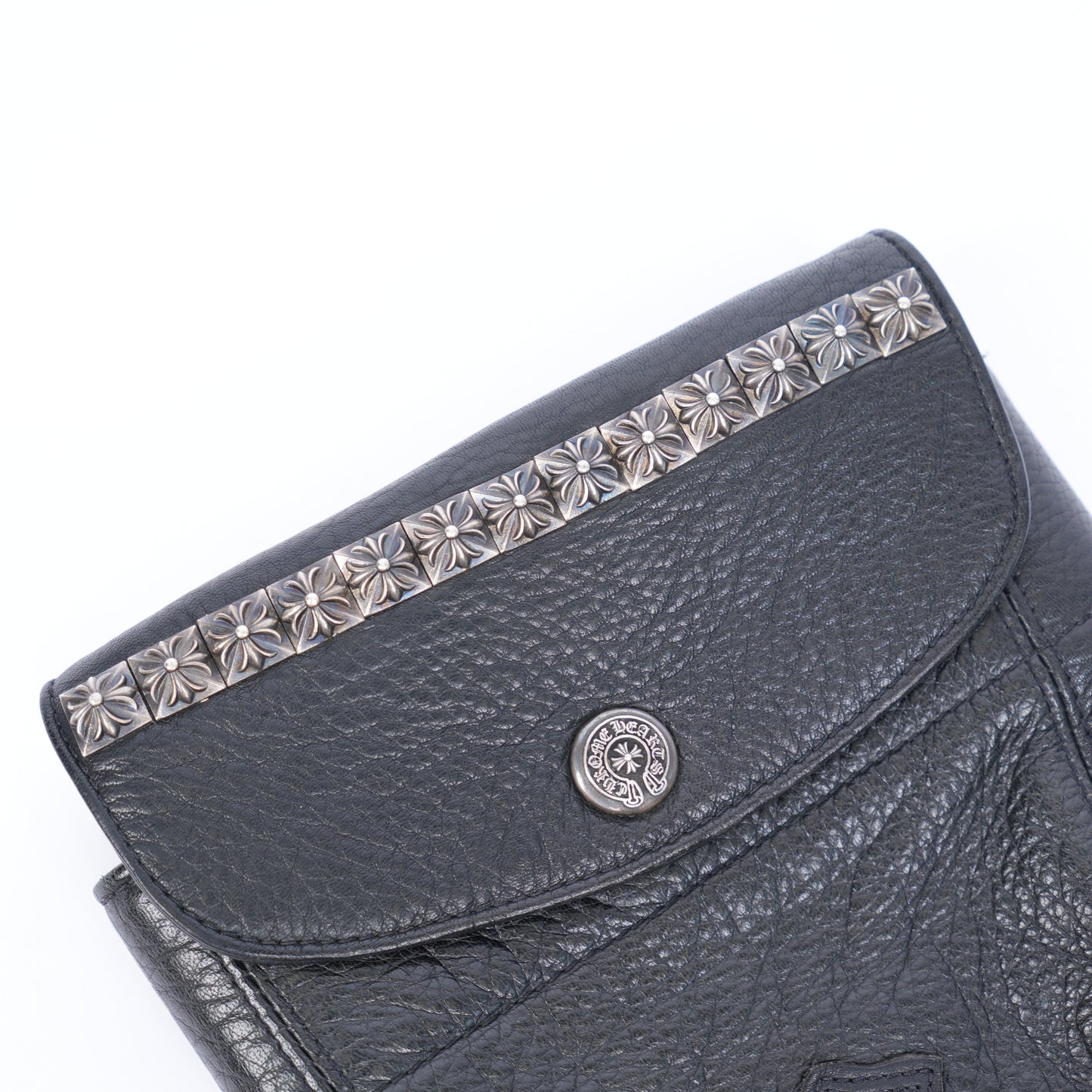 CHROME HEARTS PYRAMID STUDDED BELT LOOP BAG