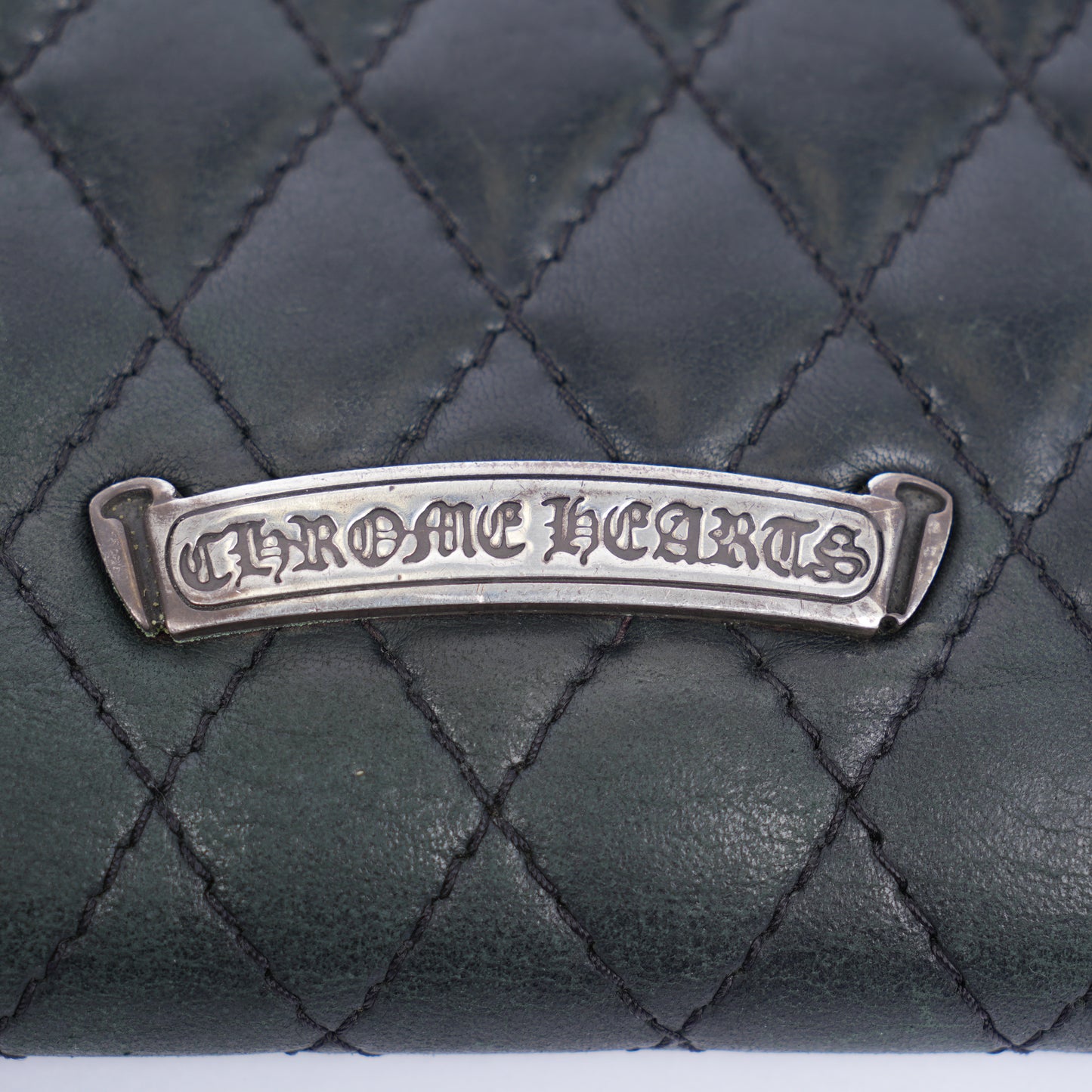 CHROME HEARTS VINTAGE QUILTED SNAP WALLET