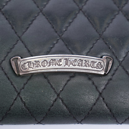 CHROME HEARTS VINTAGE QUILTED SNAP WALLET