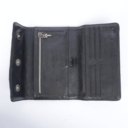 CHROME HEARTS VINTAGE QUILTED SNAP WALLET