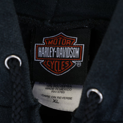 VINTAGE HARLEY-DAVIDSON FLAME ZIP UP HOODIE