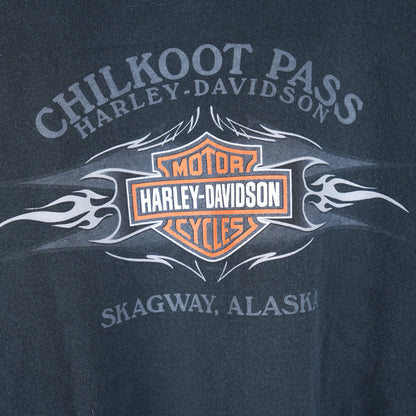 VINTAGE HARLEY-DAVIDSON FLAME ZIP UP HOODIE