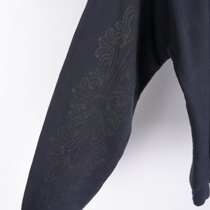 CHROME HEARTS VINTAGE SMOKED FLORAL DAGGER LONG SLEEVE