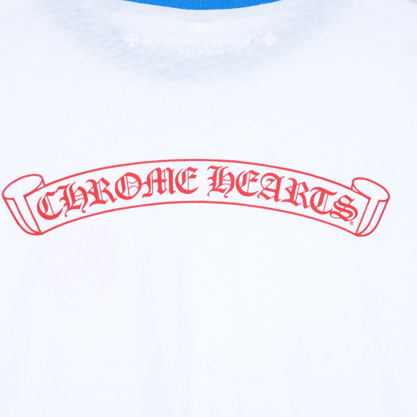 CHROME HEARTS WOMENS RINGER TEE