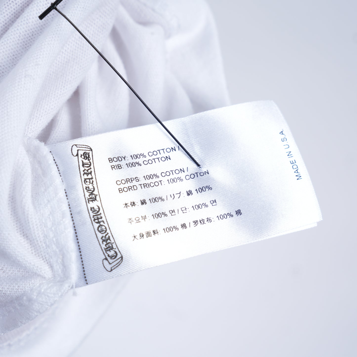 CHROME HEARTS WOMENS RINGER TEE