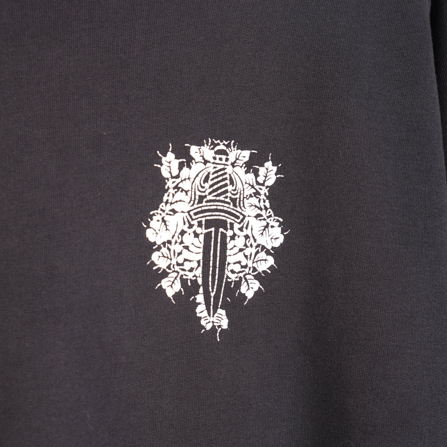 CHROME HEARTS VINTAGE TWO TONE FLORAL DAGGER LONG SLEEVE