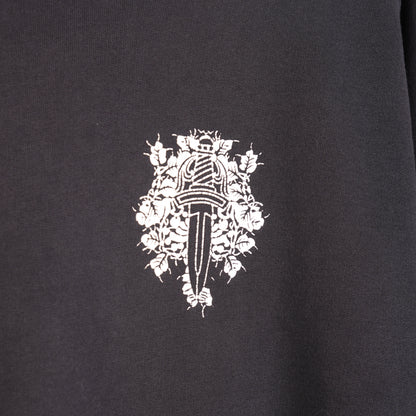 CHROME HEARTS VINTAGE TWO TONE FLORAL DAGGER LONG SLEEVE