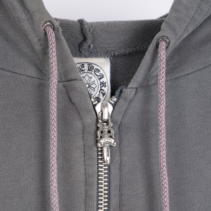 CHROME HEARTS VINTAGE FLORAL HORSESHOE ZIP UP