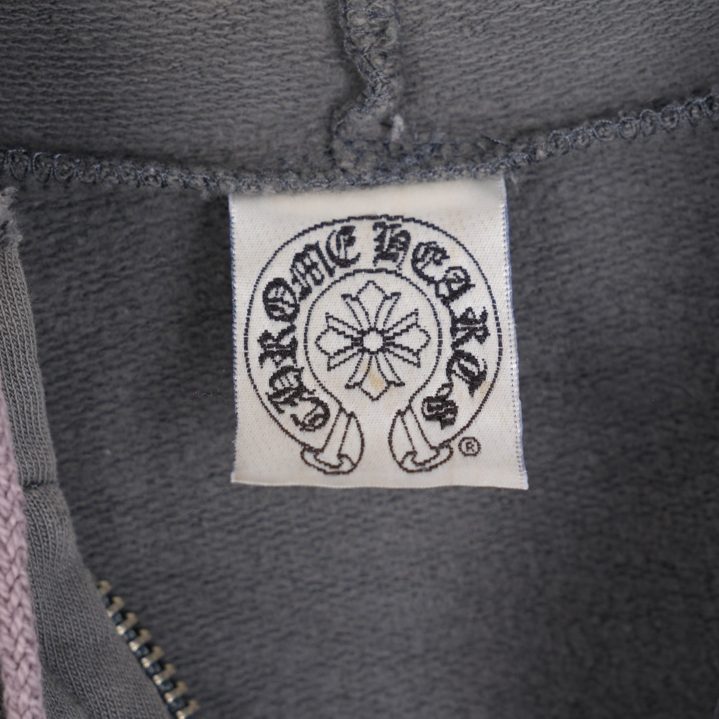 CHROME HEARTS VINTAGE FLORAL HORSESHOE ZIP UP