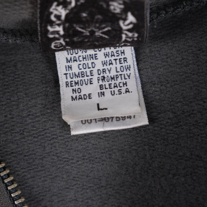 CHROME HEARTS VINTAGE FLORAL HORSESHOE ZIP UP