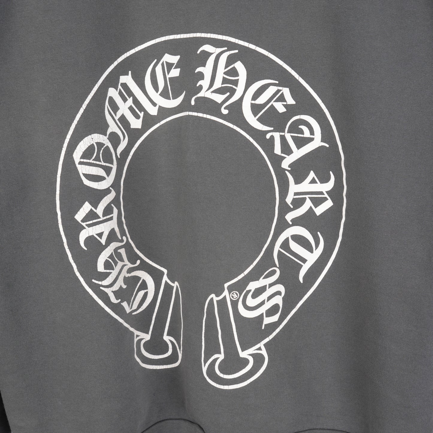 CHROME HEARTS VINTAGE FLORAL HORSESHOE ZIP UP