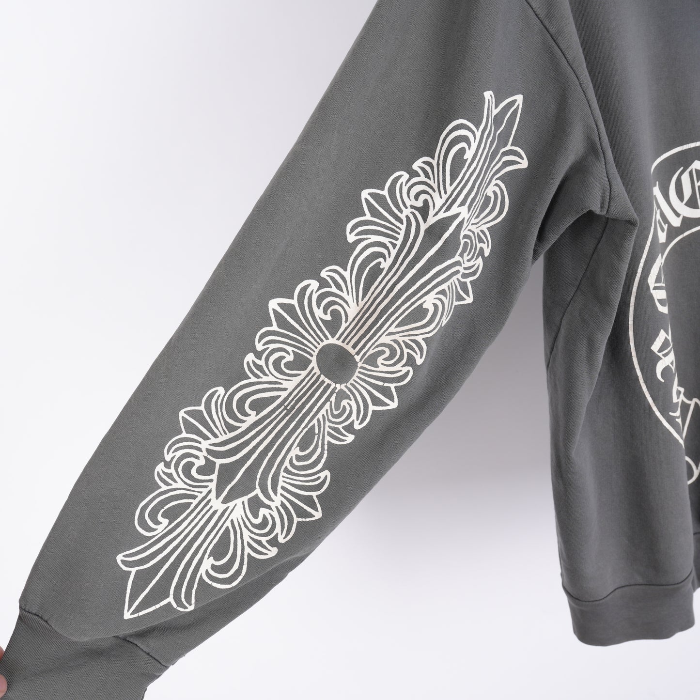 CHROME HEARTS VINTAGE FLORAL HORSESHOE ZIP UP